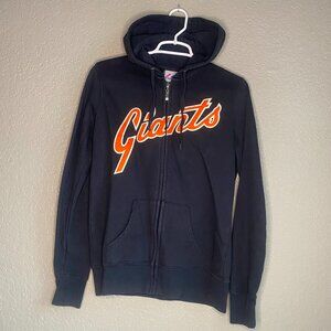 Majestic SF Giants Women's Medium Zip Up Hoodie